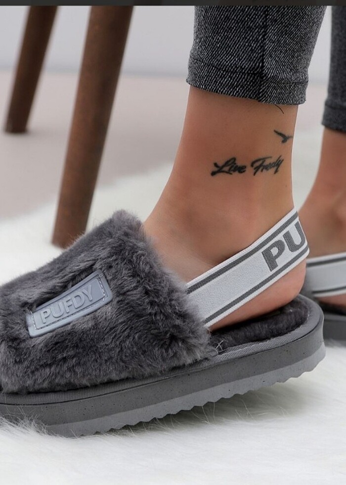 Peluş tüylü terlık  - Görsel 2