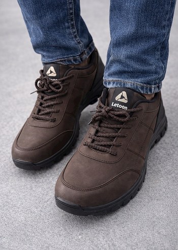 Erkek Günlük Kahverengi Süet Bağcıklı Ayakkabı - Görsel 2