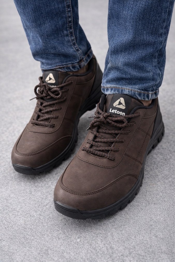 Erkek Günlük Kahverengi Süet Bağcıklı Ayakkabı - Görsel 2