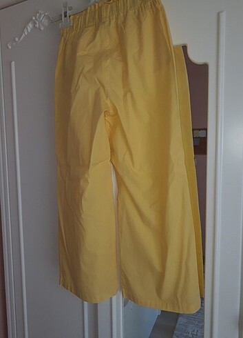 10 Yaş Beden sarı Renk Kız çocuk 10 yaş yazlık pantalon