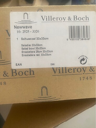  Beden beyaz Renk Villeroy & Boch Sunum Salata Kasesi