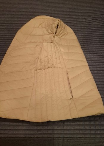 Bej Fermuarlı Kadın Yelek - Görsel 2