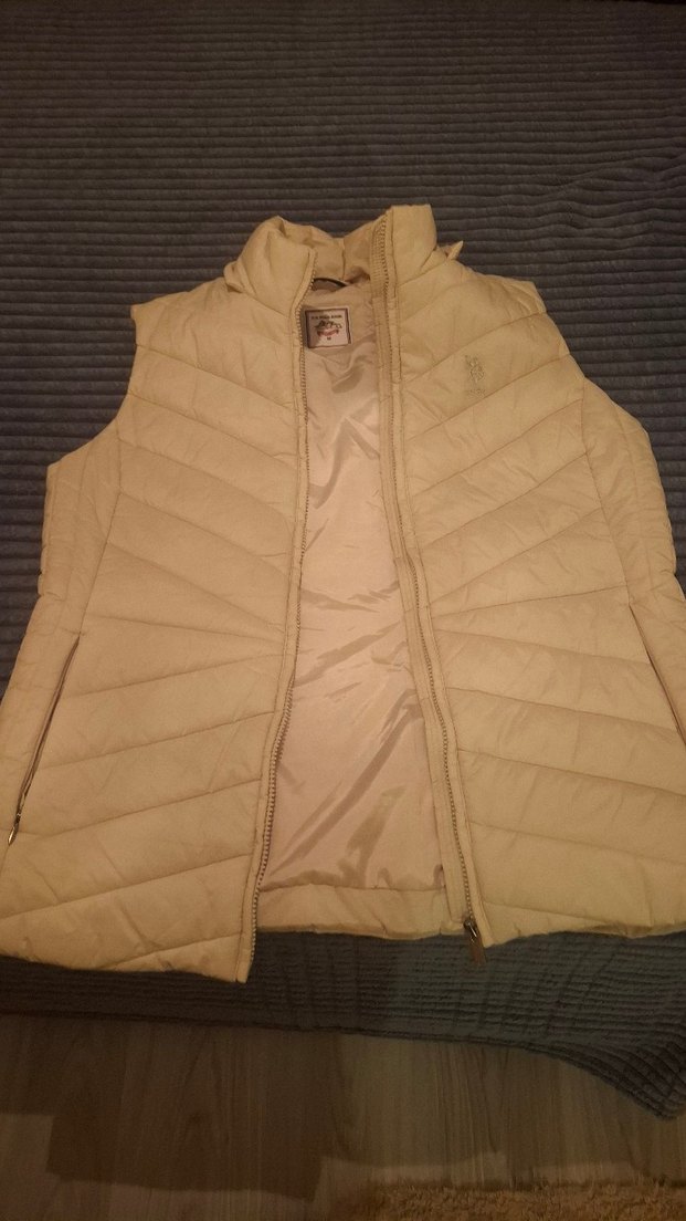 Bej Fermuarlı Kadın Yelek - Görsel 4