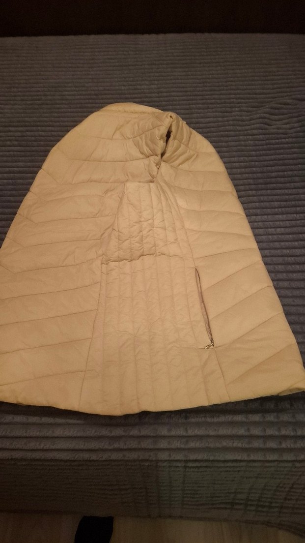 Bej Fermuarlı Kadın Yelek - Görsel 2