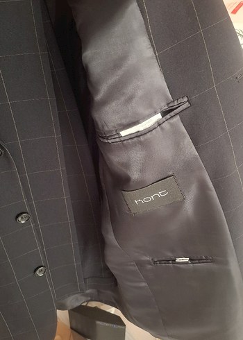 Gri Düz Desenli Erkek Takım Elbise - Görsel 4