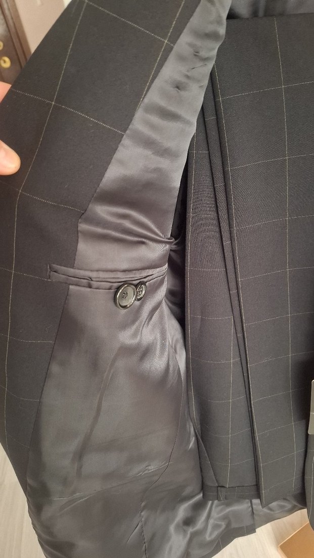 Gri Düz Desenli Erkek Takım Elbise - Görsel 5