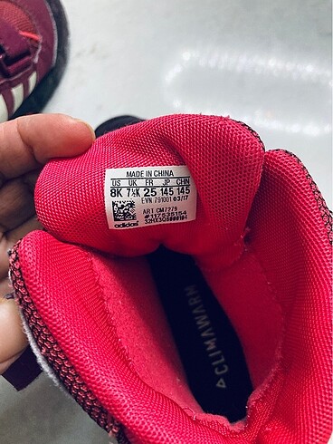 25 Beden pembe Renk Adidas kız çocuk bot