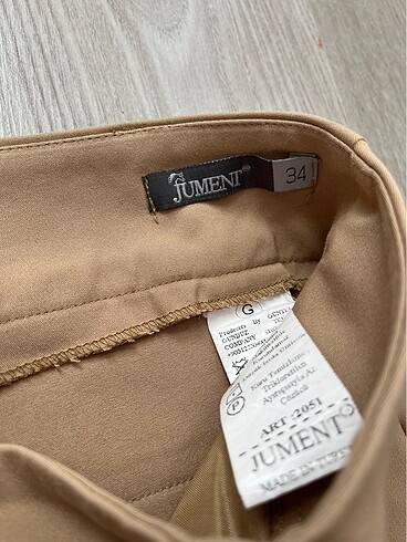 xs Beden camel Renk Kumaş pantolon