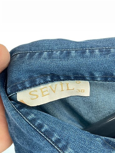 38 Beden mavi Renk Diğer Tunik %70 İndirimli.