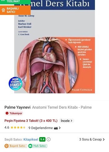 Anatomi Temel Ders Kitabı