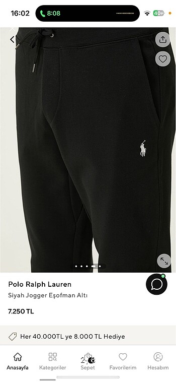 Ralph lauren eşofman altı