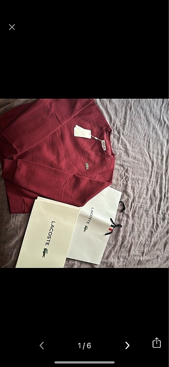 Lacoste orijinal kadın sweat