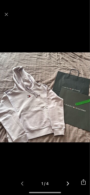 Tommy hilfiger nakış logo kadın sweat