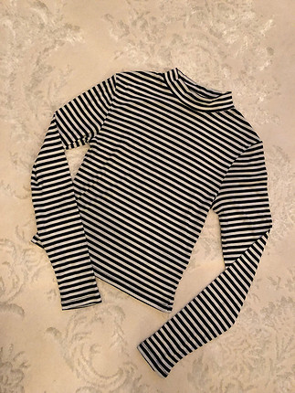 H&M H&M uzun kollu bluz çizgili
