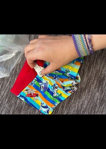 Uzun Kollu Turkuaz Erkek Çocuk Mayo Üstü - Görsel 3