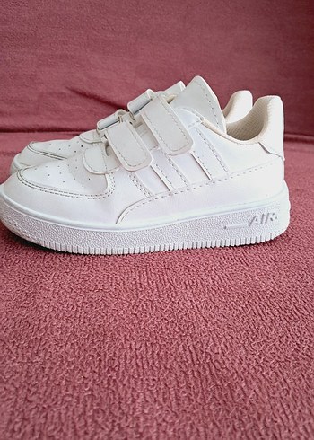 Beyaz  Çocuk Spor Ayakkabı Velcro - Görsel 4