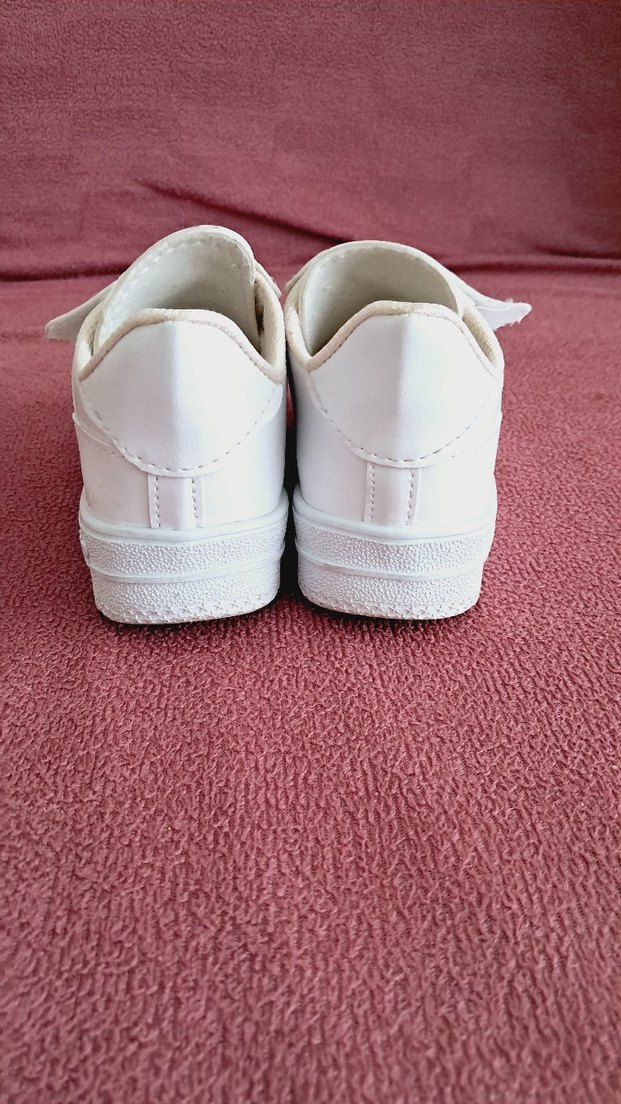 Beyaz  Çocuk Spor Ayakkabı Velcro - Görsel 5
