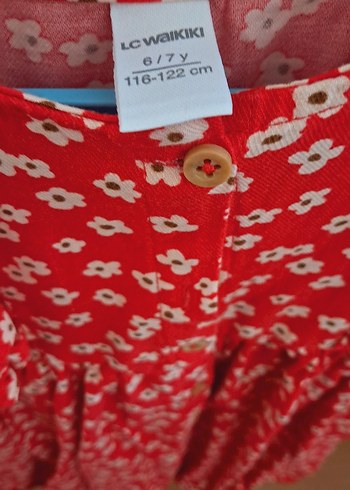 Kız Çocuk Renkli Çiçekli Uzun Kollu Elbise - Görsel 4