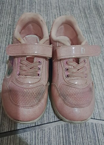Kız Çocuk Pembe Bağcıksız Spor Ayakkabı - Görsel 4