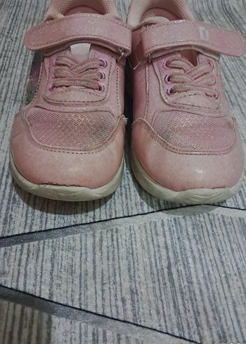 Kız Çocuk Pembe Bağcıksız Spor Ayakkabı - Görsel 3