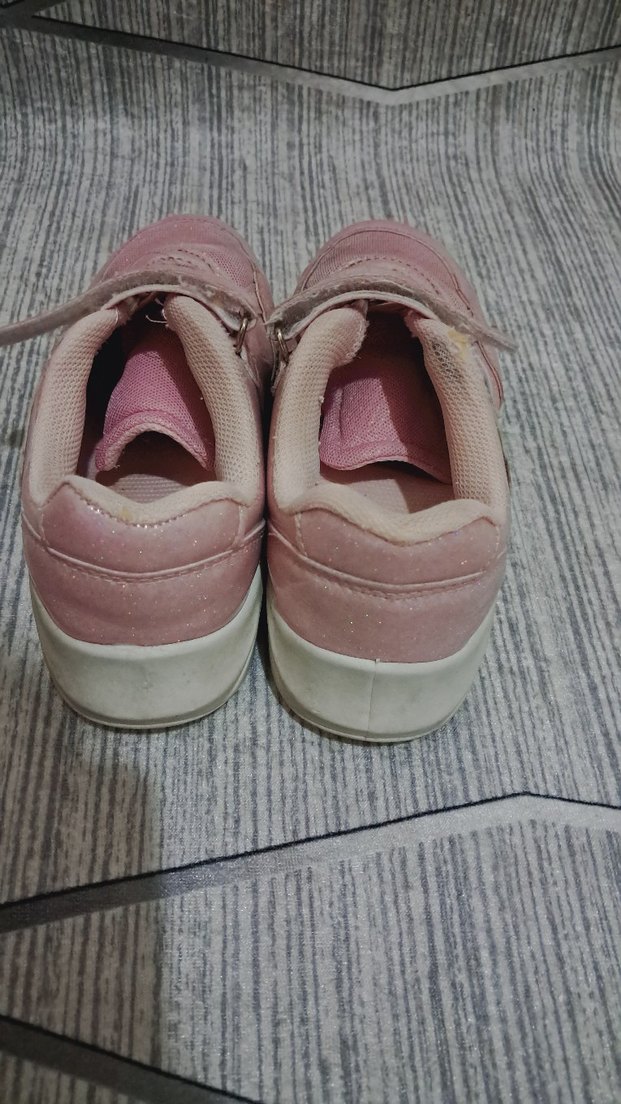 Kız Çocuk Pembe Bağcıksız Spor Ayakkabı - Görsel 5