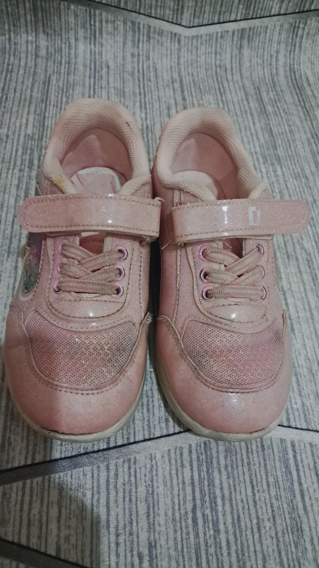 Kız Çocuk Pembe Bağcıksız Spor Ayakkabı - Görsel 4