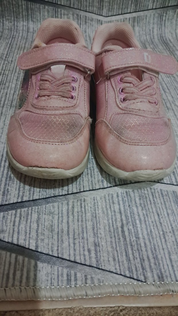 Kız Çocuk Pembe Bağcıksız Spor Ayakkabı - Görsel 3