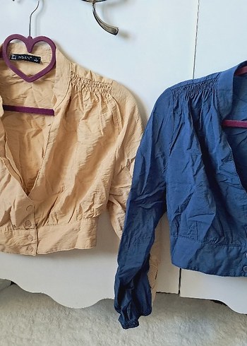 crop gomlek,ceket - Görsel 3