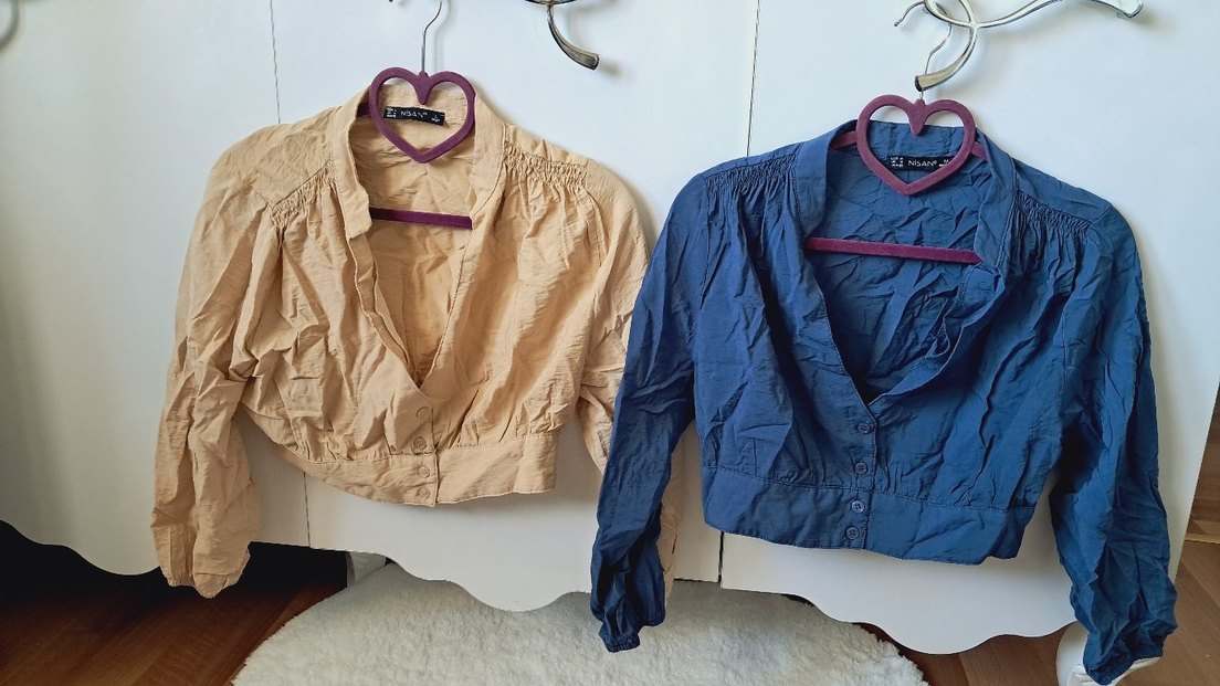 crop gomlek,ceket - Görsel 3