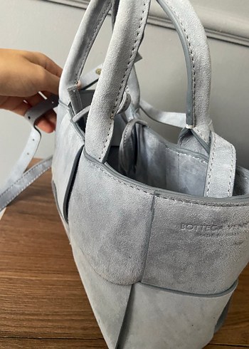 Bottega Veneta Bottega Veneta Gri Süet El Çantası