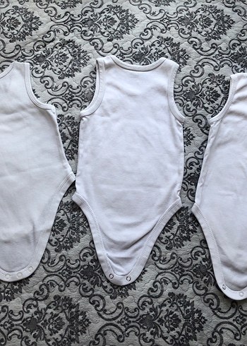 Beyaz Erkek Bebek Çıtçıtlı Body - Görsel 5
