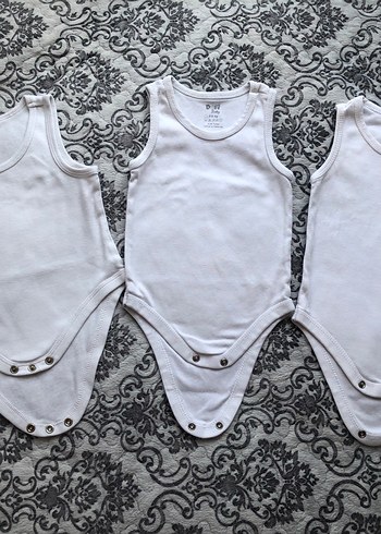 Beyaz Erkek Bebek Çıtçıtlı Body - Görsel 4