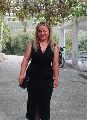 l Beden siyah Renk Siyah elbise