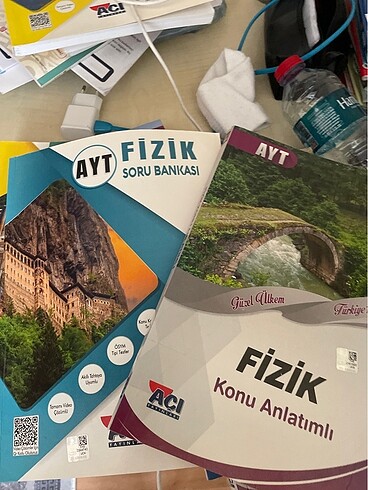 Ayt fizik soru bankası ve konu anlatım kitapları açı