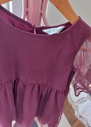 7 Yaş Beden kırmızı Renk H&M 7-8 YAS 1defa yeniyikda giyilmis elbise