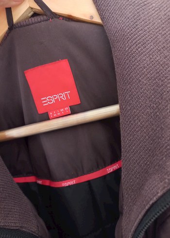 Dikişsiz Kahverengi uzun Kadın mont pardüsö - Görsel 6