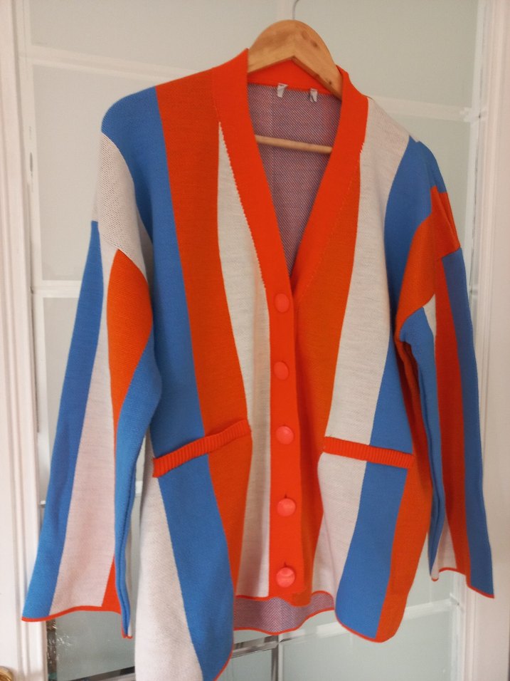 Kadın Çok Renkli Triko Hırka - Görsel 2