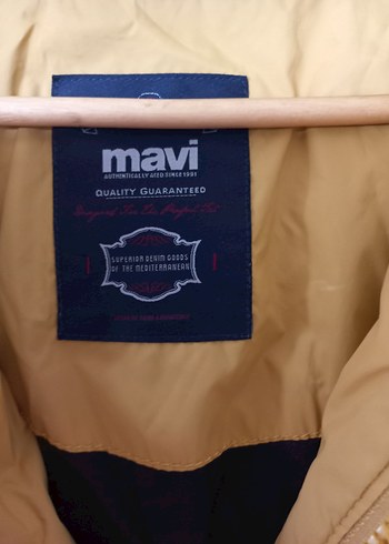 Sarı Erkek midi Boy Kışlık Fermuarlı Mont - Görsel 6