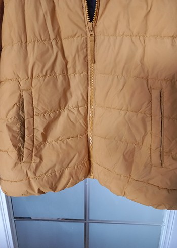 Sarı Erkek midi Boy Kışlık Fermuarlı Mont - Görsel 10