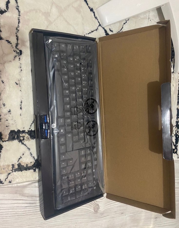 HP K2550 KABLOSUZ TÜRKÇE Q KLAVYE - Görsel 2