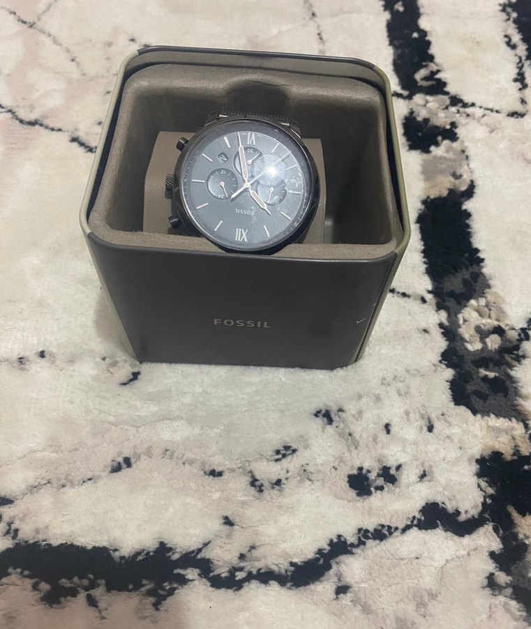 Fossil FS5699 Model Erkek Siyah Hasır Kordonlu Saat - Görsel 2