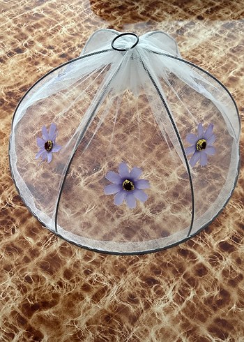 Boncuklu Mor Bohem Şemsiye - Görsel 2