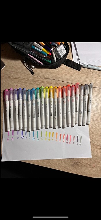 Orijinal Zebra Mildliner Brush Pen