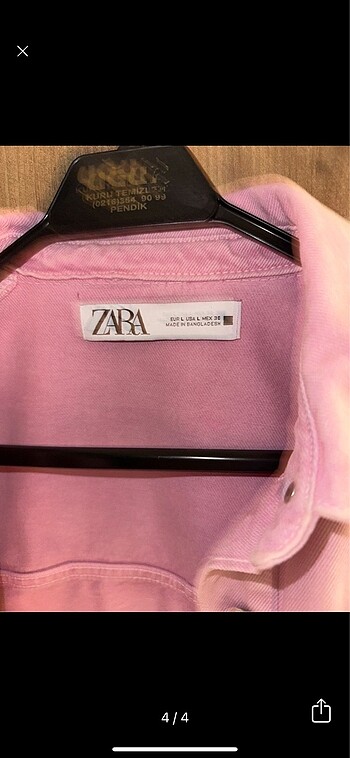 l Beden Zara ceket