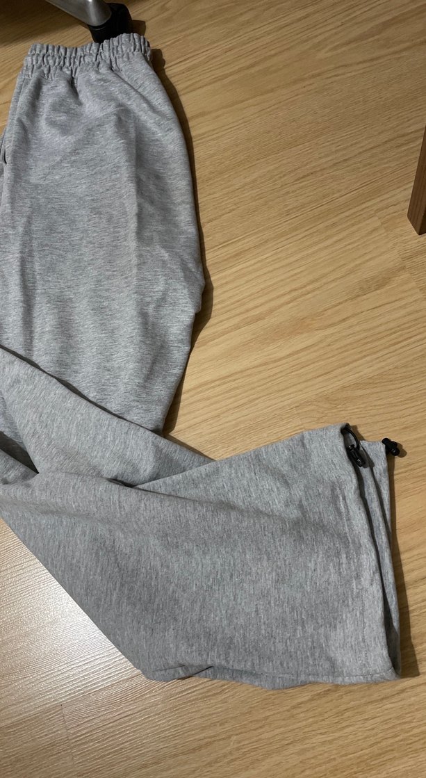 Flaw Gri Rahat Kesim Unisex Eşofman Altı - Görsel 5