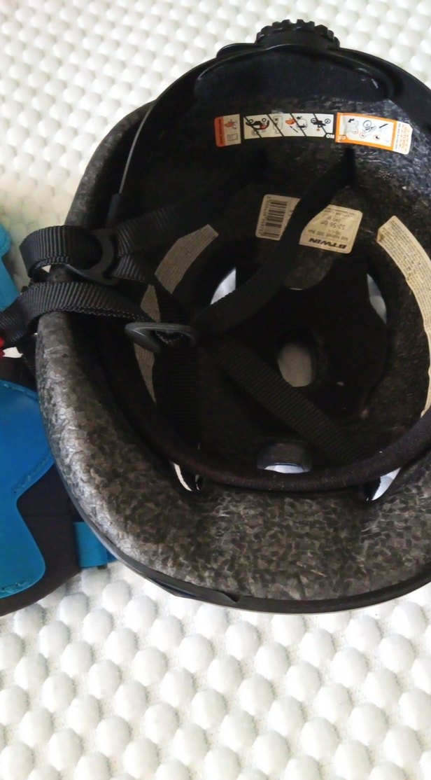 Mavi Biker Diz Koruyucu ve Kask Seti - Görsel 3