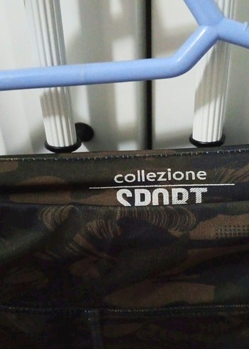 Collezione Kahverengi Kamuflajlı Spor Tayt