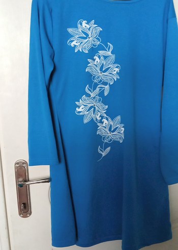 Mavi Baskılı Uzun Kollu deniz haşeması - Görsel 2