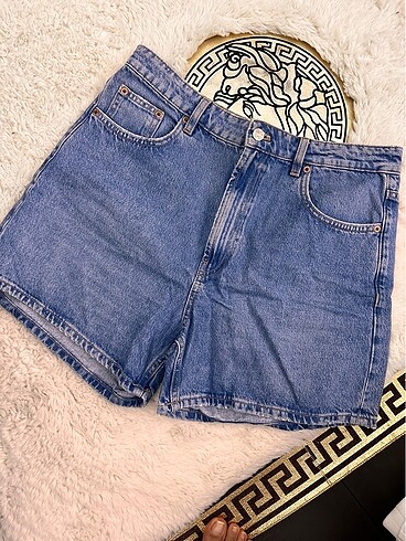 xl Beden mavi Renk Zara denim şort