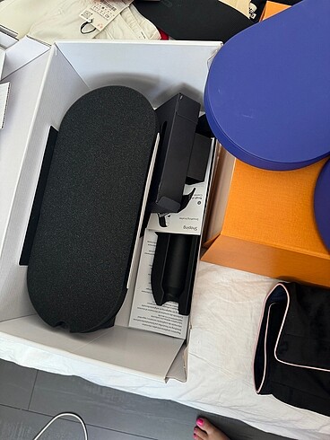 xs Beden lacivert Renk Dyson blue blush saç şekillendirici seti